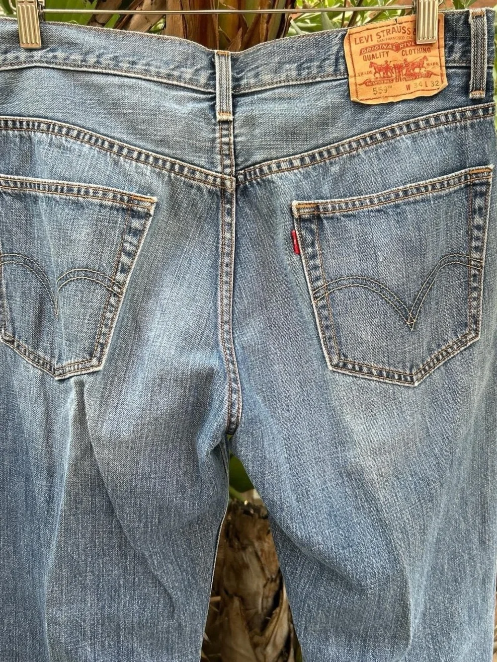 Vintage 2009 Levi’s 559 Relaxed Straight Jeans W34 L32 Fits 34x30